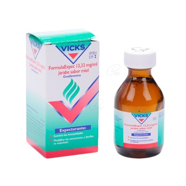 FORMULAEXPEC 13,33 mg/ml JARABE SABOR MIEL, 1 frasco de...