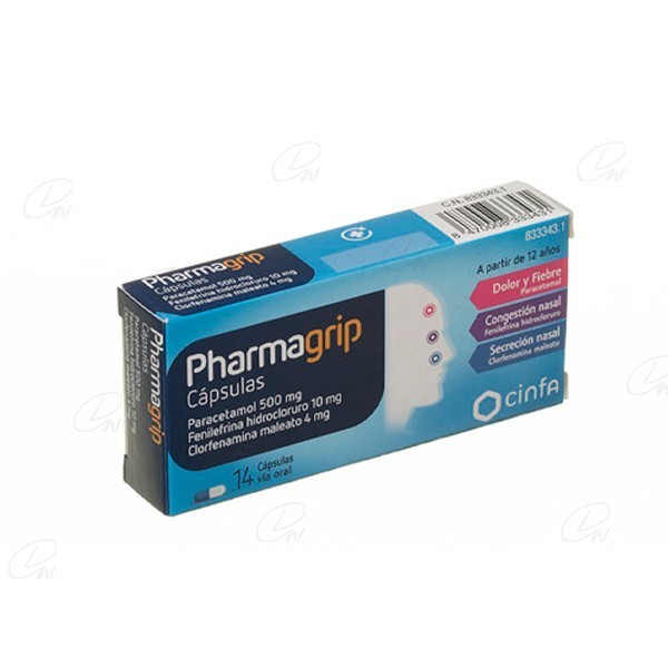 PHARMAGRIP CAPSULAS, 14 cápsulas