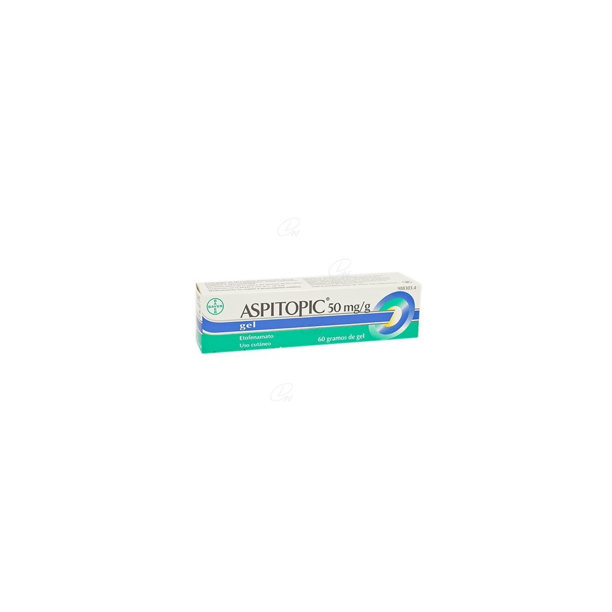 ASPITOPIC 50 mg/g GEL, 1 tubo de 60 g