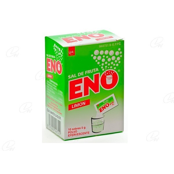 SAL DE FRUTA ENO LIMON, 10 sobres