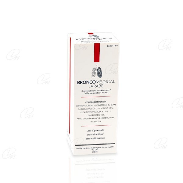 BRONCO MEDICAL JARABE, 1 frasco de 180 ml