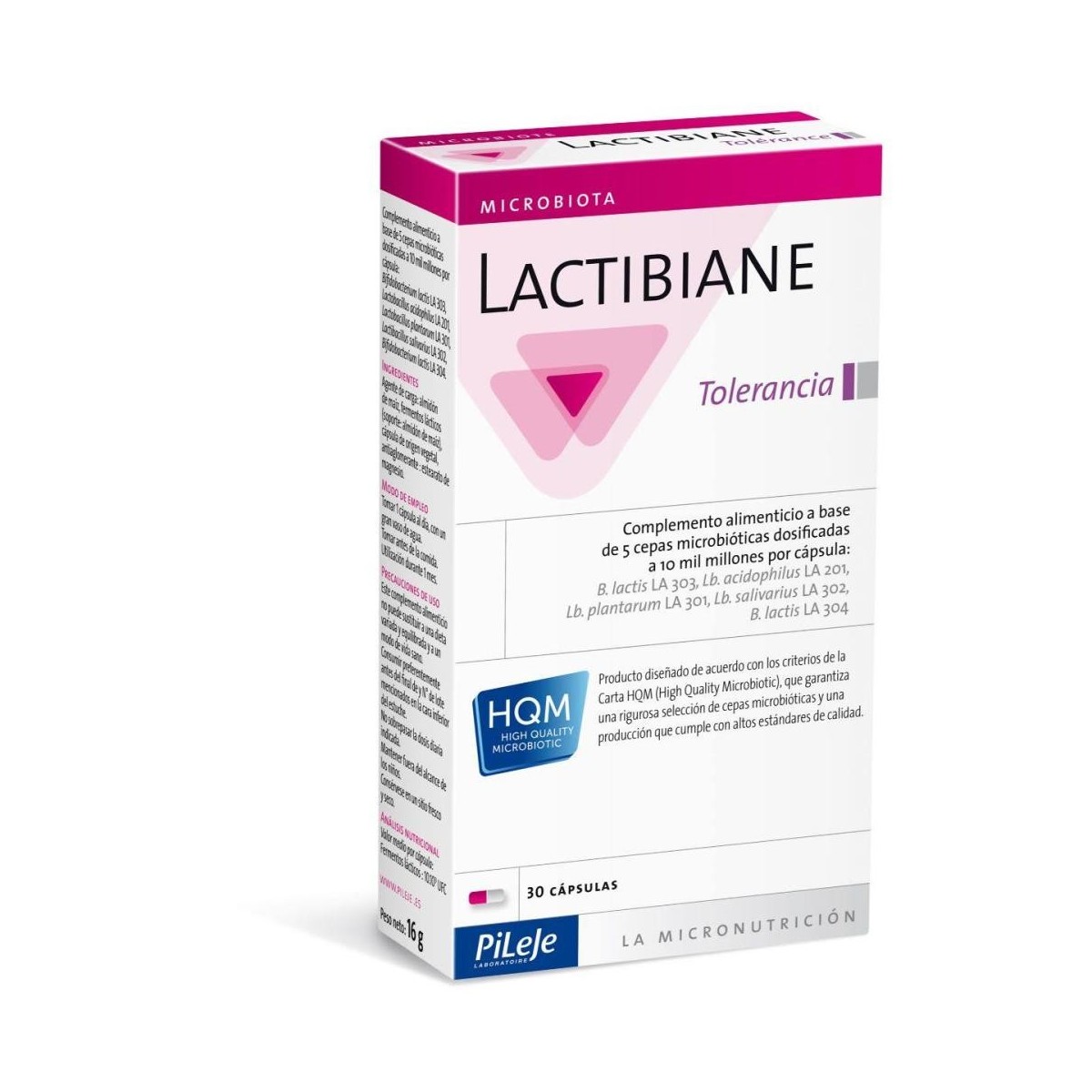 lactibiane tolerance 30 capsulas pileje