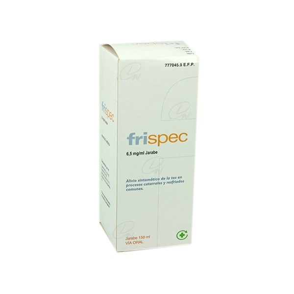 FRISPEC 6,5 mg/ml JARABE, 1 frasco de 150 ml
