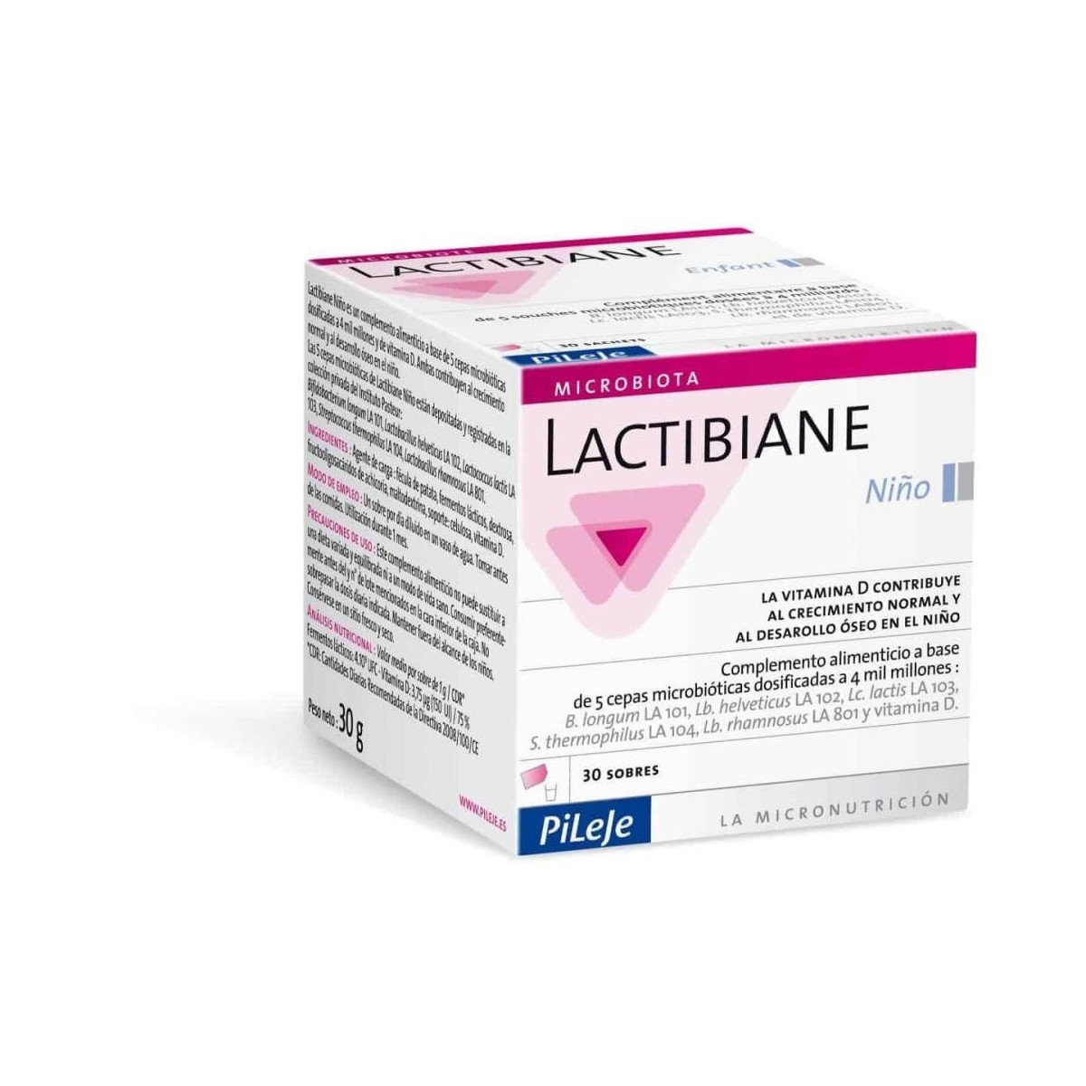 lactibiane enfant 30 sobres pileje