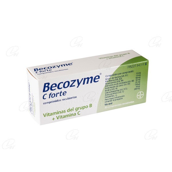 BECOZYME C FORTE, 30 comprimidos