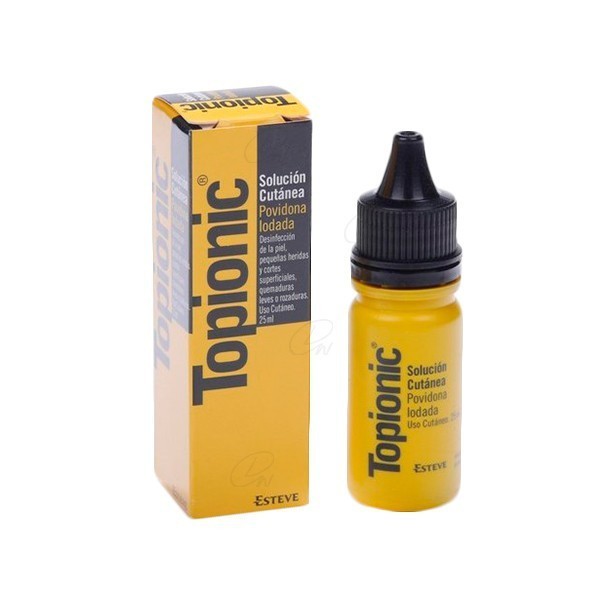 TOPIONIC SOLUCION CUTANEA, 1 frasco de 25 ml