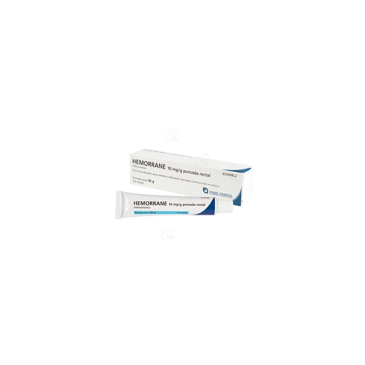 HEMORRANE 10 mg/g POMADA RECTAL, 1 tubo de 30 g