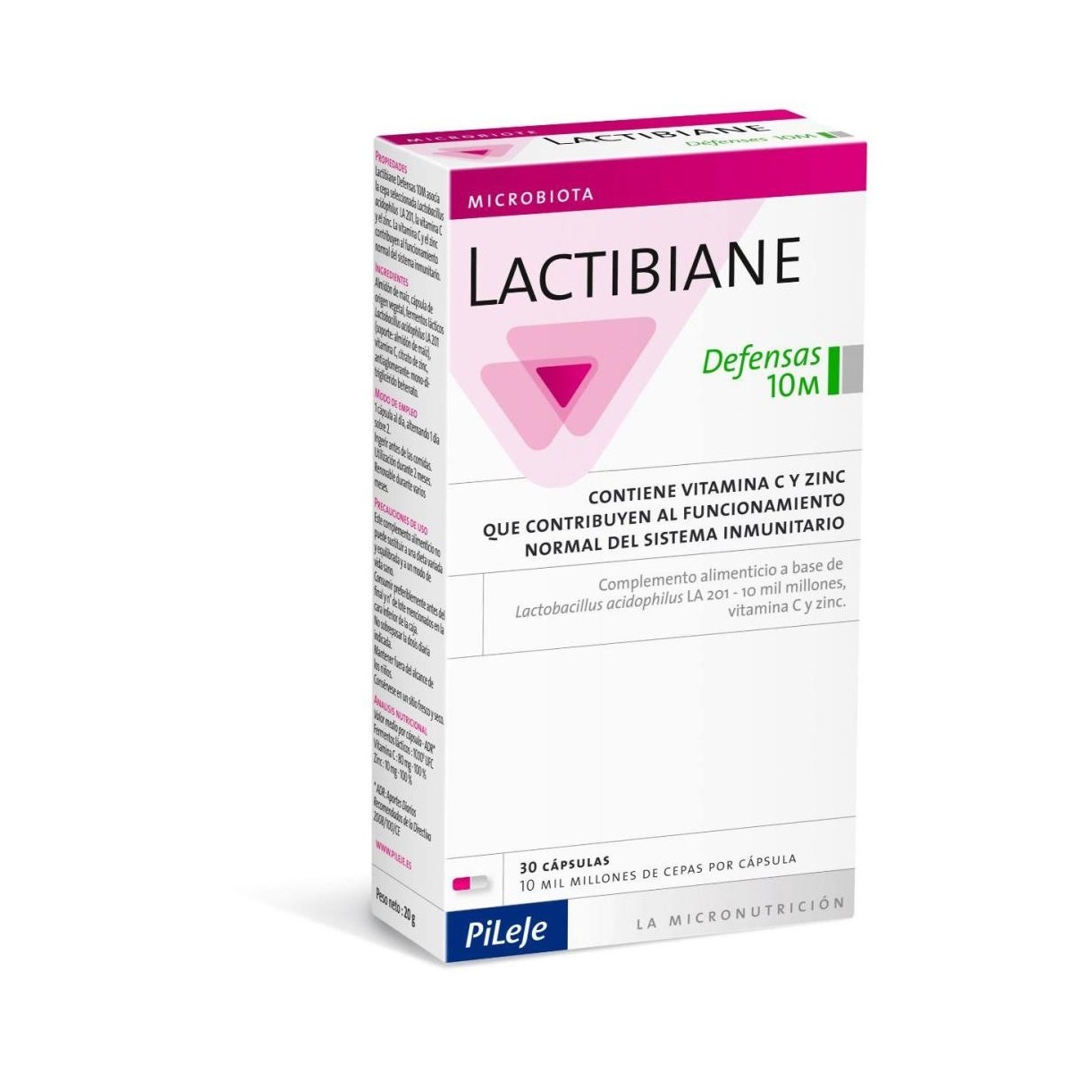 lactibiane defensas 30 capsulas pileje