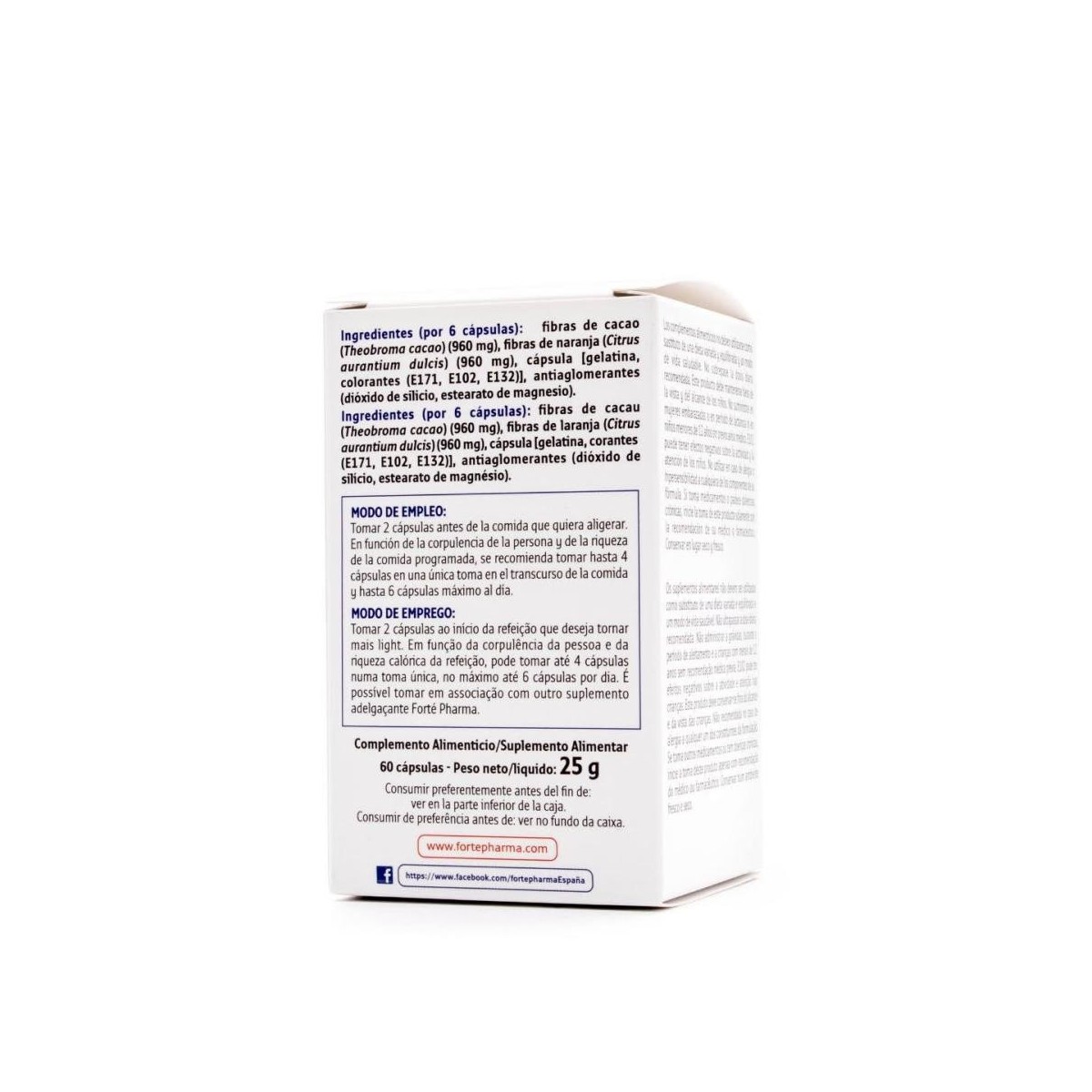 turboslim calorilight 60 capsulas forte pharma