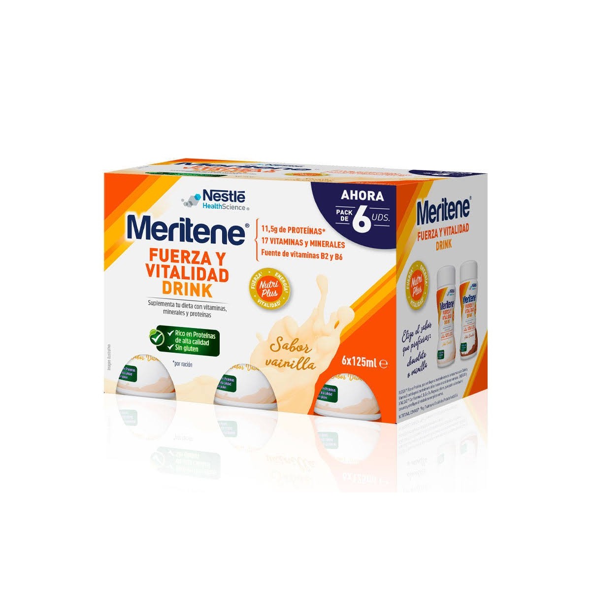 meritene drink vainilla 6 x 125 ml