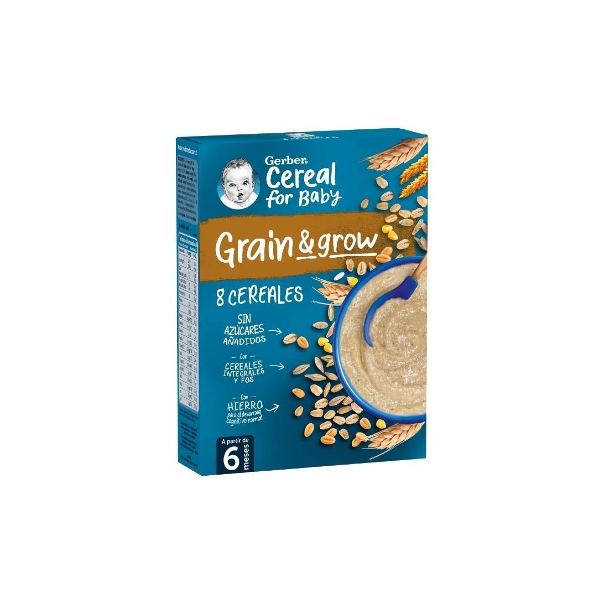 gerber 8 cereales 1 estuche 250 g