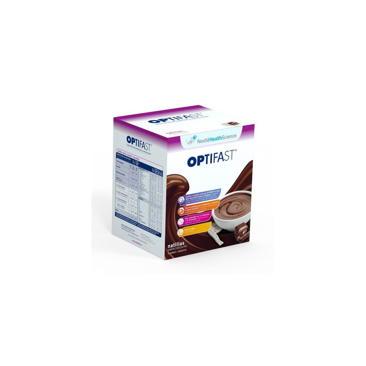 optifast natillas chocolate 9 sobres