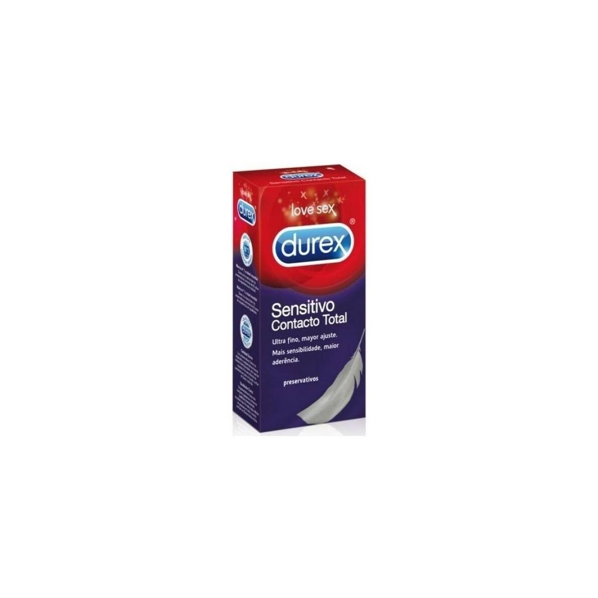 durex sensitivo contacto total 6 unidades