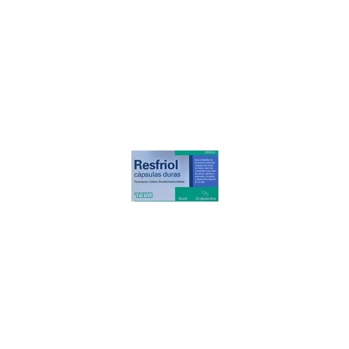 RESFRIOL 20 CAPSULAS
