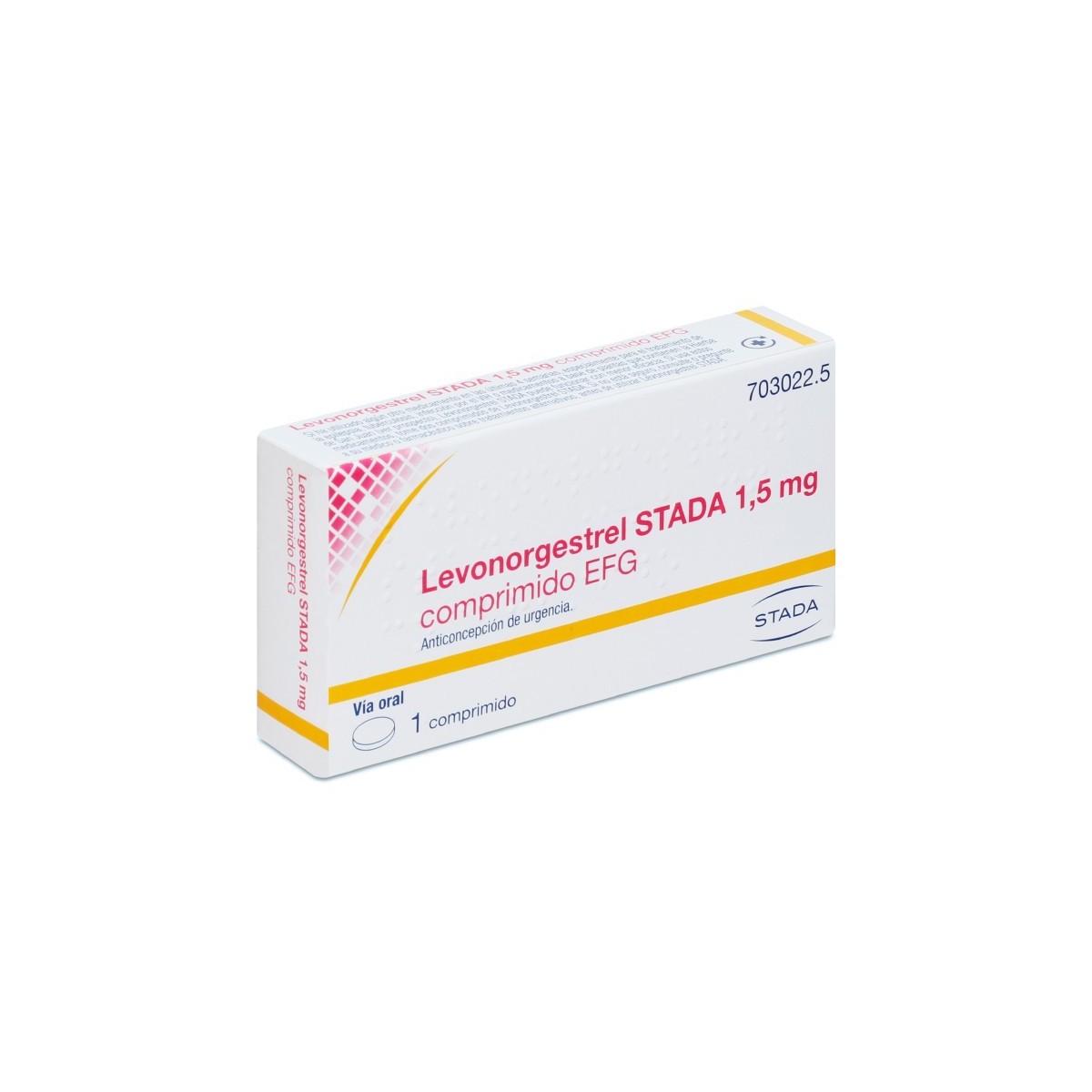 LEVONORGESTREL STADA EFG 1.5 MG 1 COMPRIMIDO