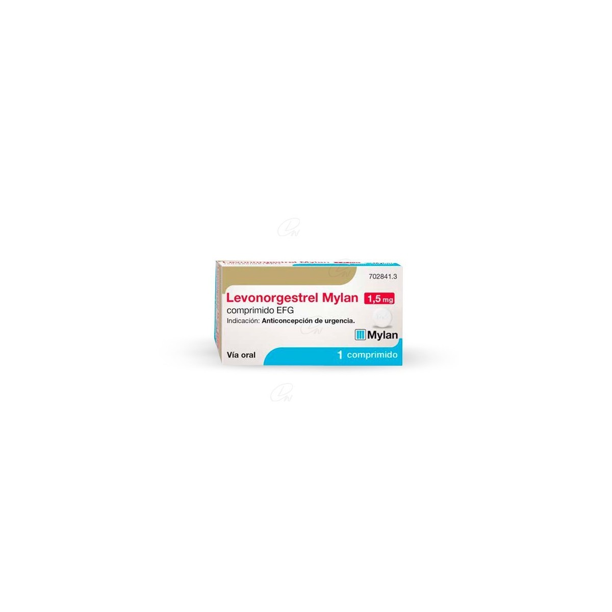 LEVONORGESTREL MYLAN 1,5 MG COMPRIMIDO EFG, 1...