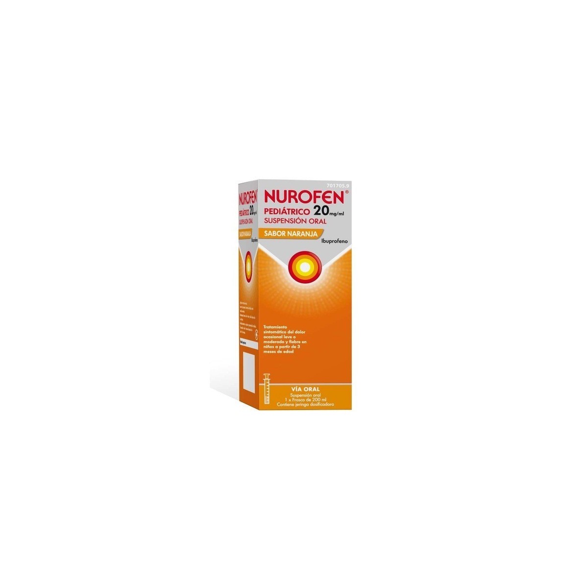 NUROFEN PEDIATRICO 20 MG/ML SUSPENSION ORAL 200...