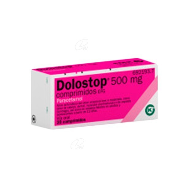 DOLOSTOP 500 MG COMPRIMIDOS, 20 comprimidos