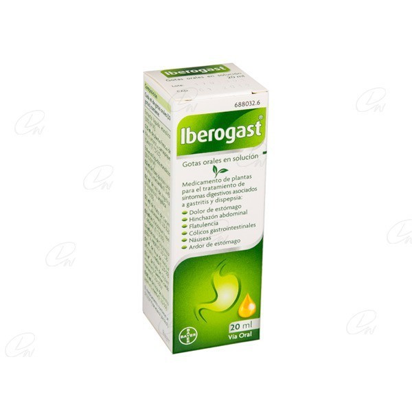 IBEROGAST GOTAS ORALES EN SOLUCION, 1 frasco de 100 ml
