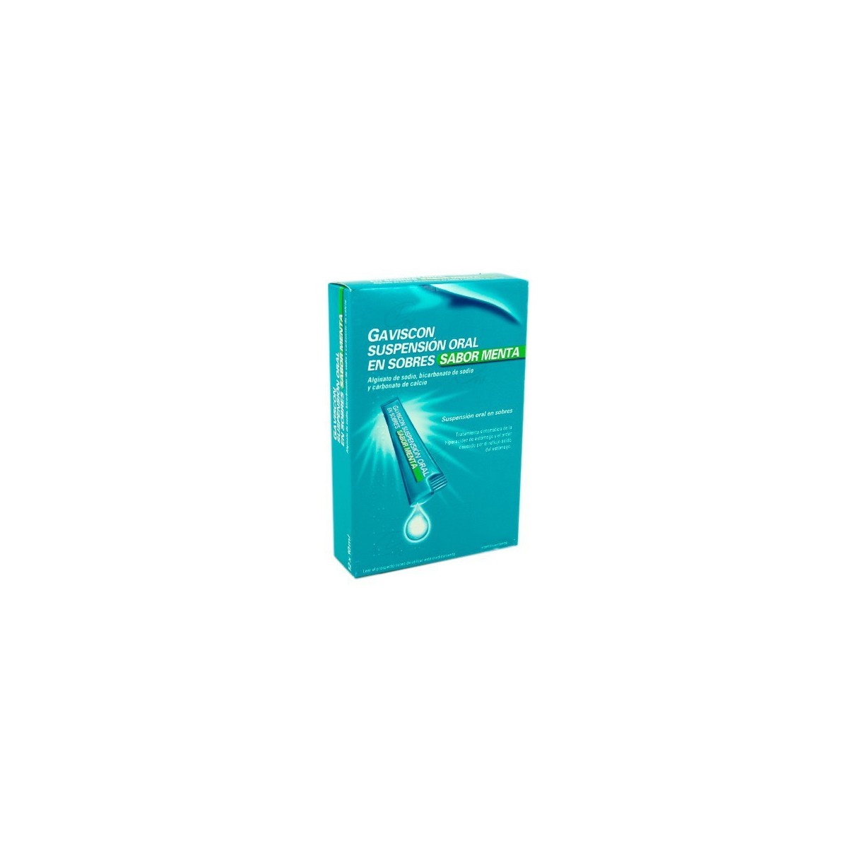 GAVISCON SUSPENSION ORAL EN SOBRES SABOR MENTA,...