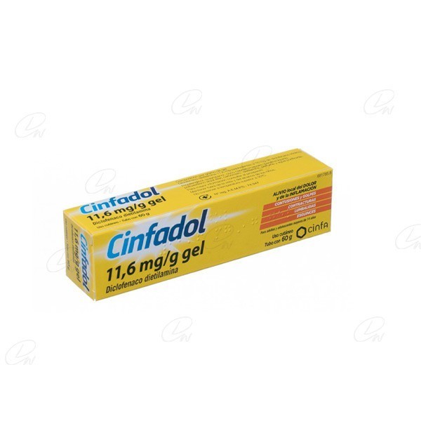 CINFADOL 11.6 MG/G GEL TOPICO 60 G