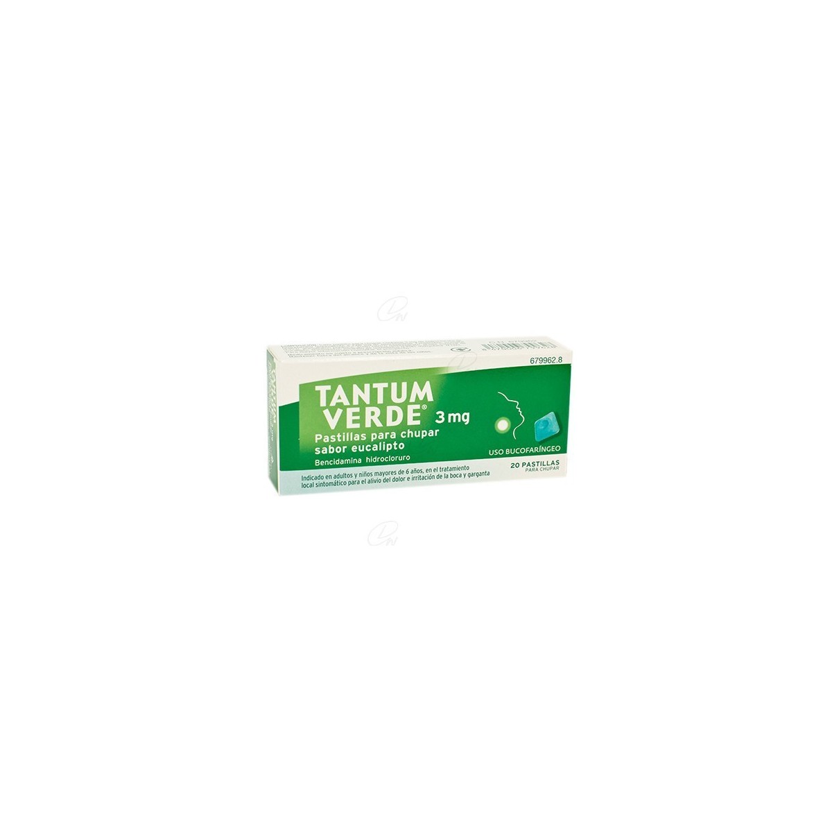 TANTUM VERDE 3 mg PASTILLAS PARA CHUPAR SABOR...