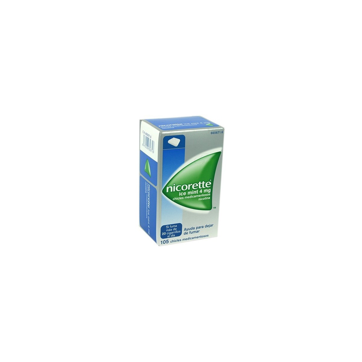 NICORETTE ICE MINT 4 mg CHICLES MEDICAMENTOSOS,...