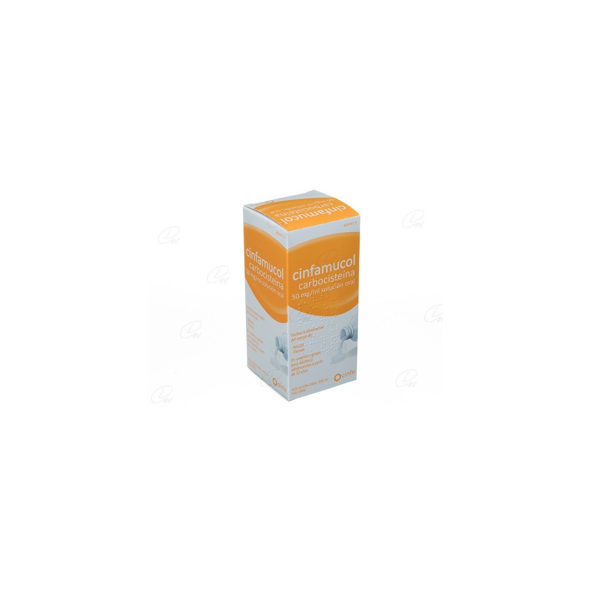 CINFAMUCOL CARBOCISTEÍNA 50 mg/ml SOLUCION...