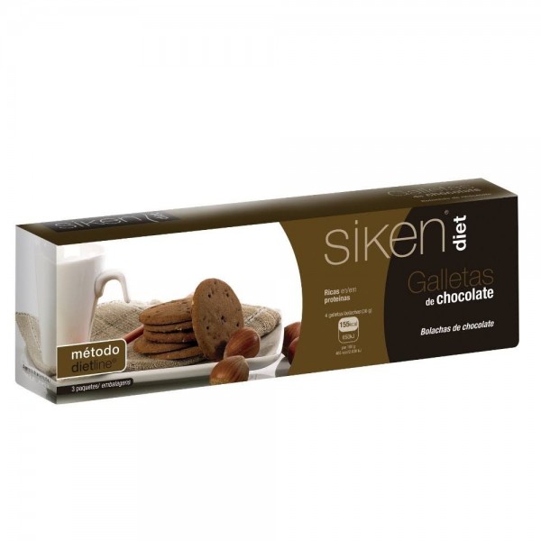 siken diet galletas chocolate 15 unidades