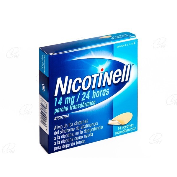 NICOTINELL 14 mg/24 HORAS PARCHE TRANSDERMICO, 28 parches