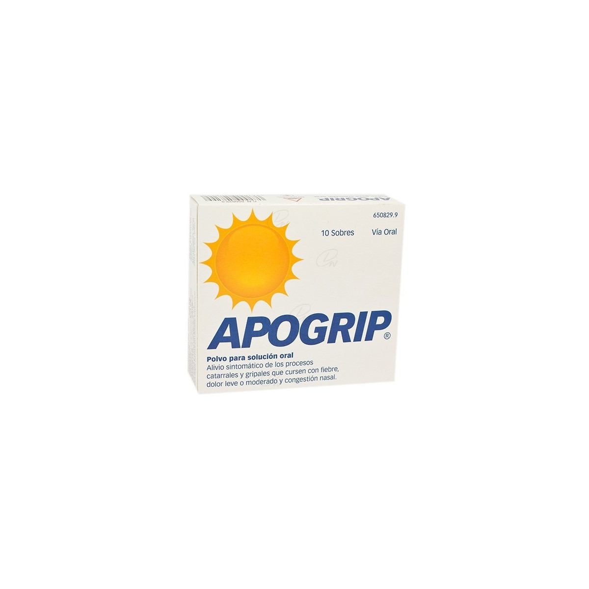 APOGRIP POLVO PARA SOLUCION ORAL, 10 sobres