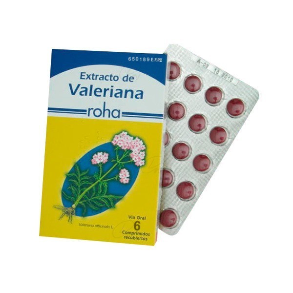 EXTRACTO DE VALERIANA ROHA 140 mg COMPRIMIDOS...