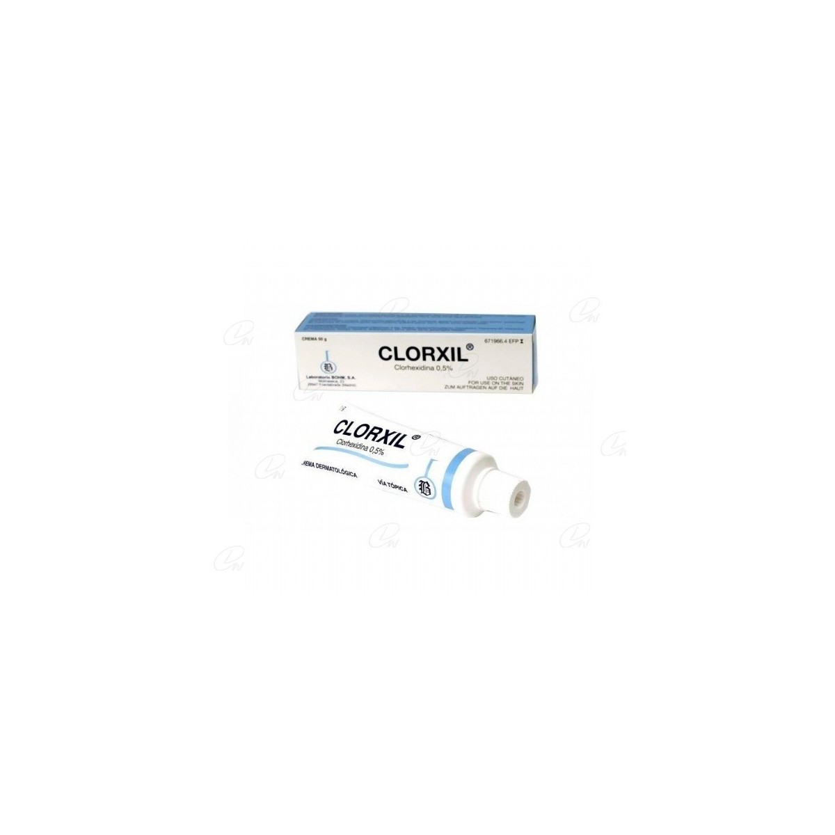 CLORXIL 5 mg/g CREMA, 1 tubo de 100 g